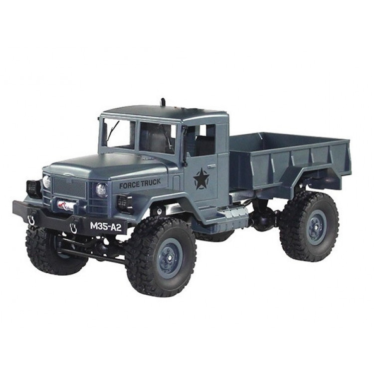 Vojenské nákladné auto M35 na diaľkové ovládanie modré 